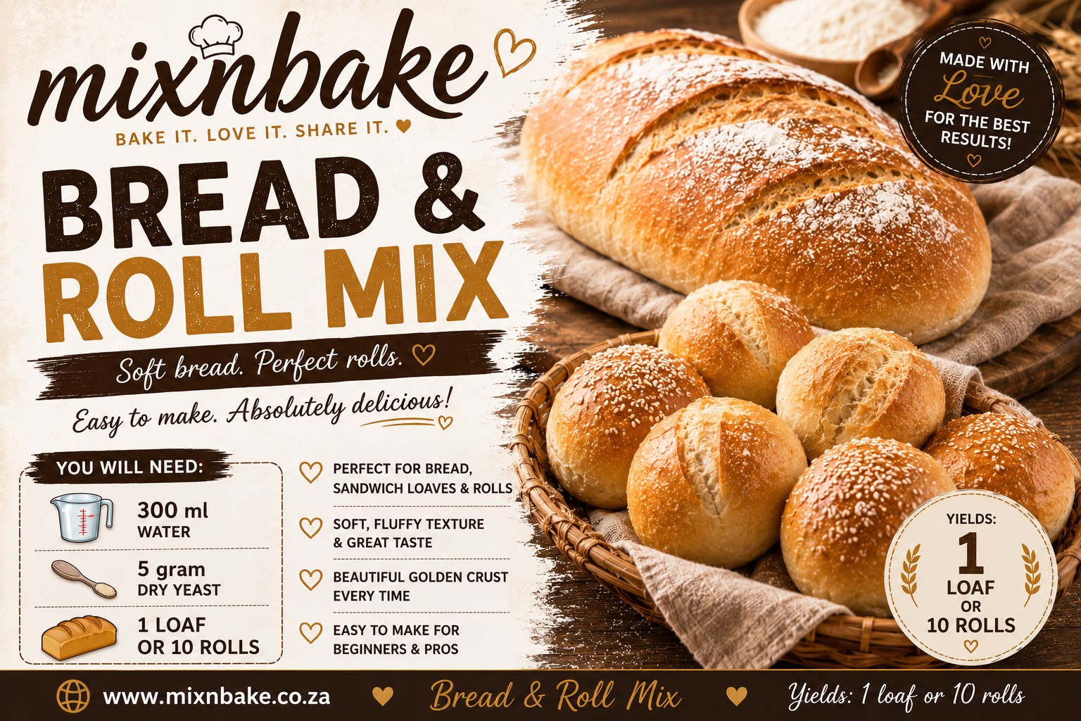 M&B Bread & Roll Mix