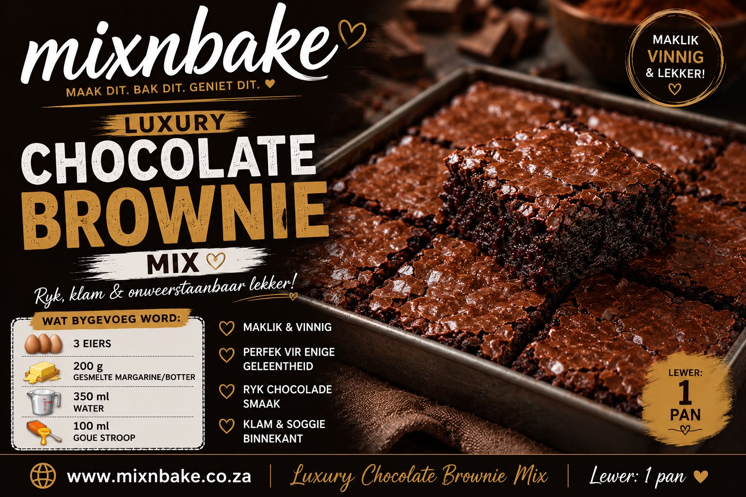 M&B American Chocolate Brownie