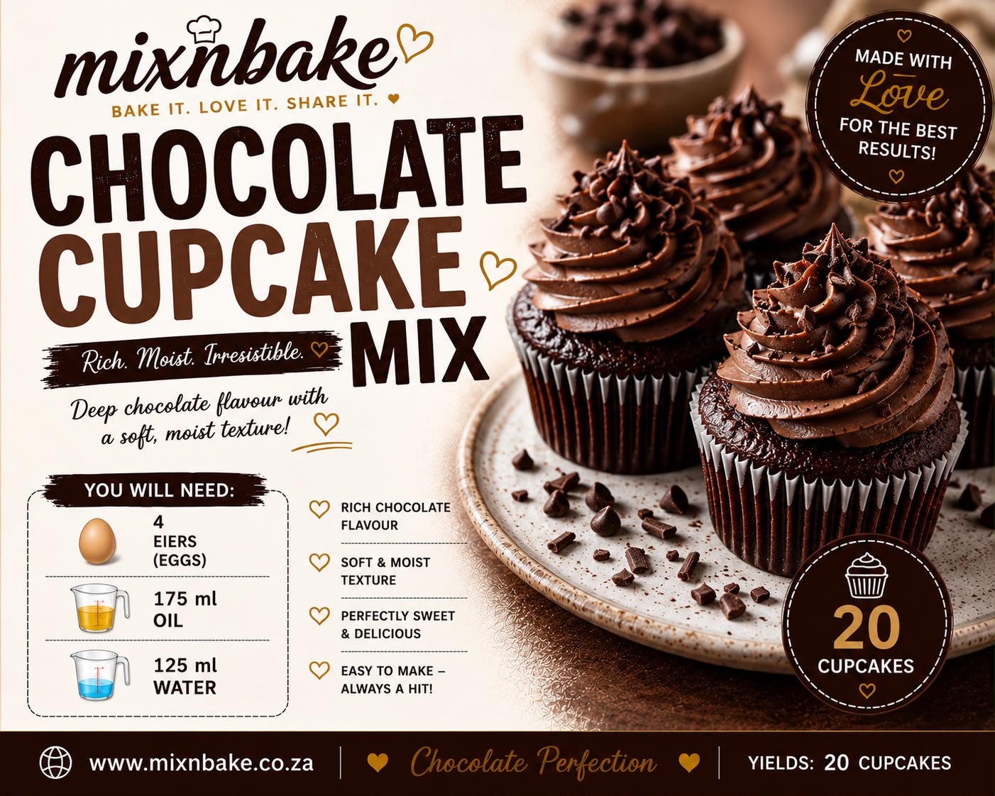 M&B Chocolate Cupcake Mix
