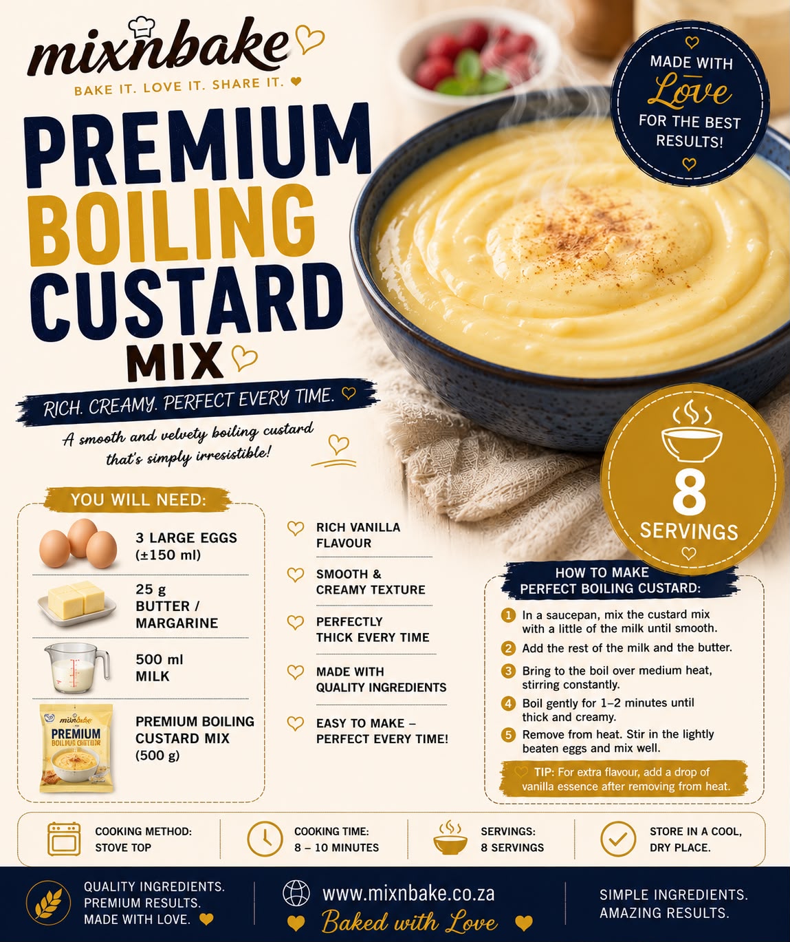 M&B Premium Boiling Custard