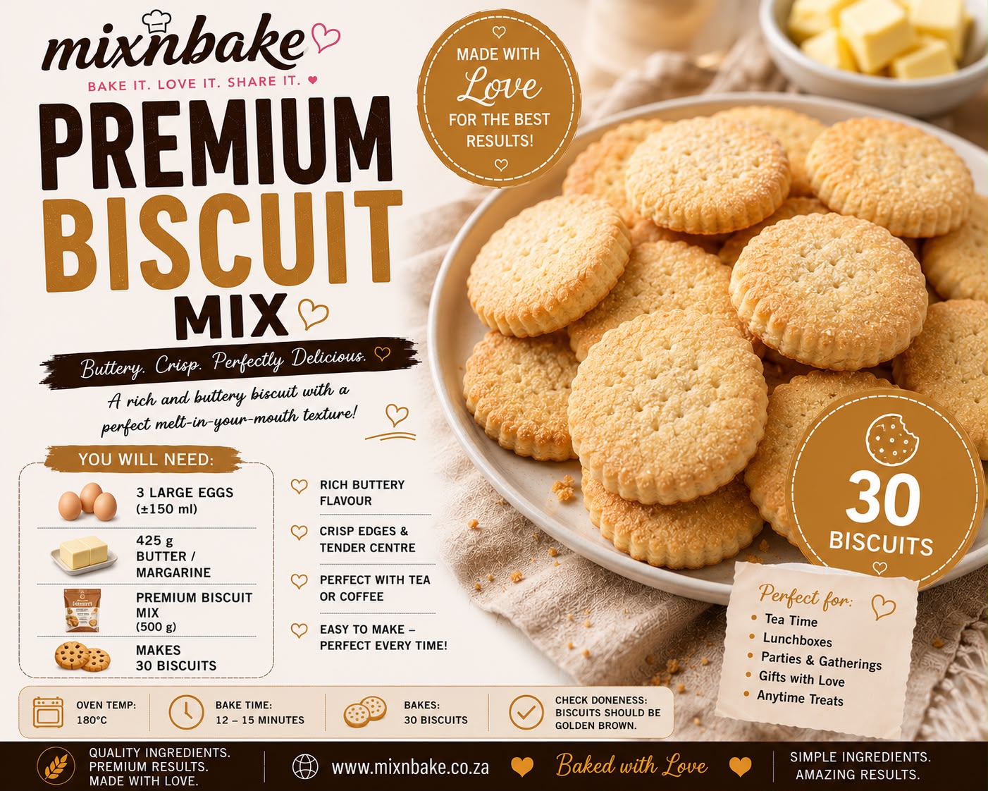 M&B Premium Biscuit Mix