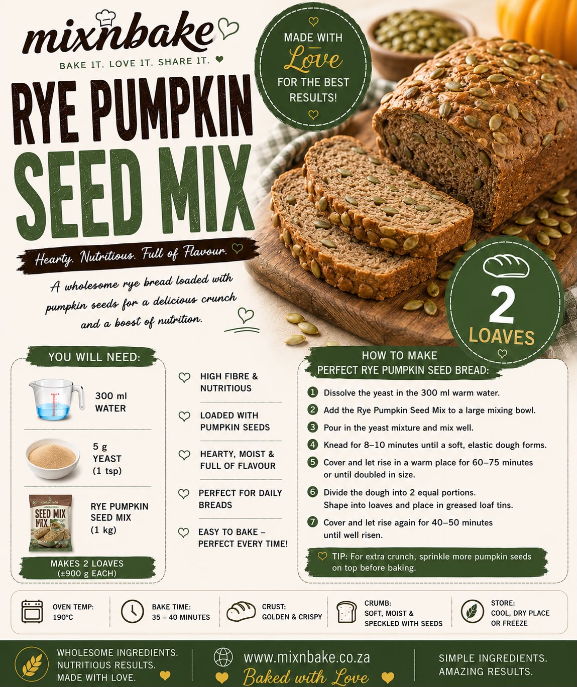 M&B Rye Pumpkin Seed