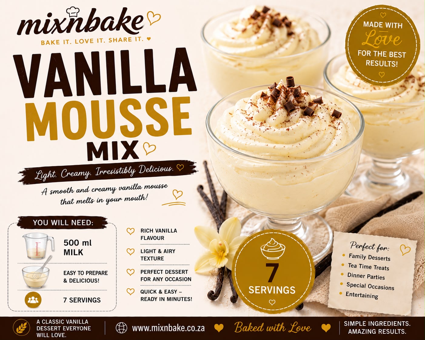 M&B Vanilla Mousse